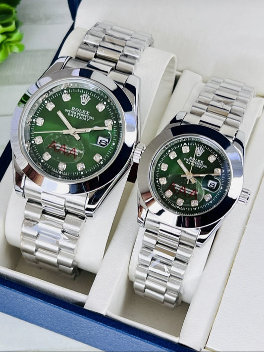 Elegant ROLEX Pair Watch: Luxury design, perfect for couples.