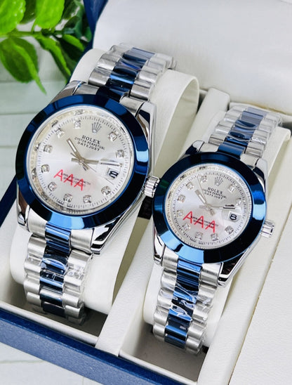 Elegant ROLEX Pair Watch: Luxury Design for Couples