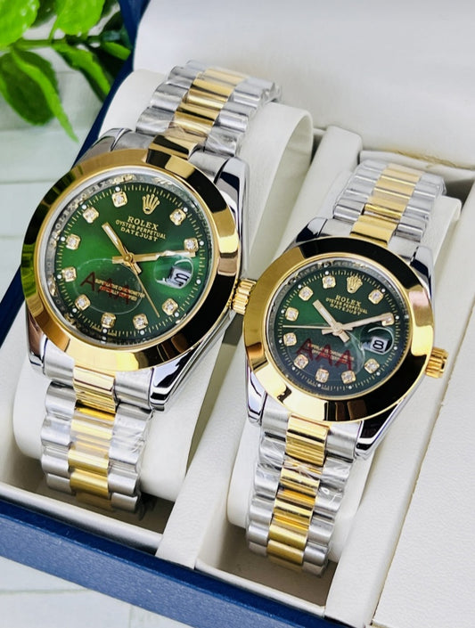 Elegant ROLEX Pair Watch: Luxury design, perfect for couples.