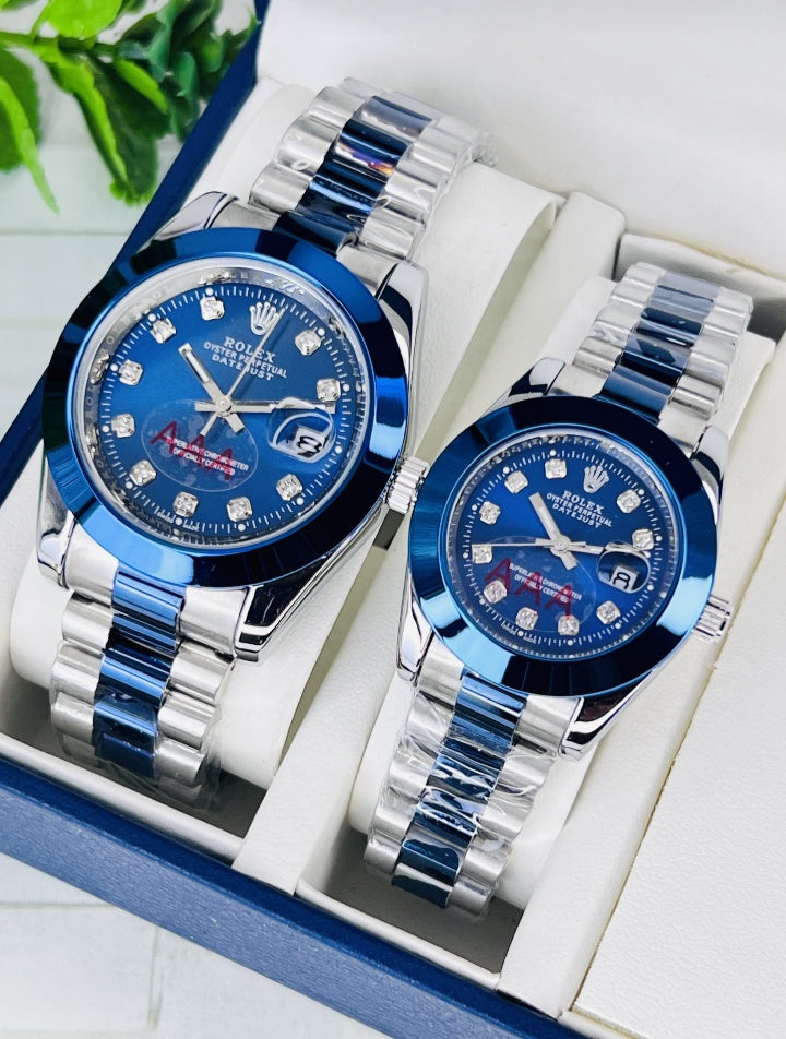 Elegant ROLEX Pair Watch: Luxury Design for Couples